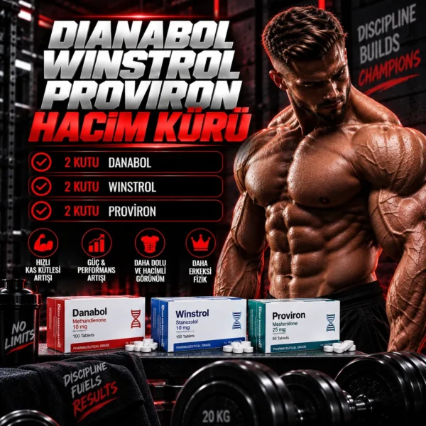 Dianabol, Winstrol, Proviron Hacim Kürü
