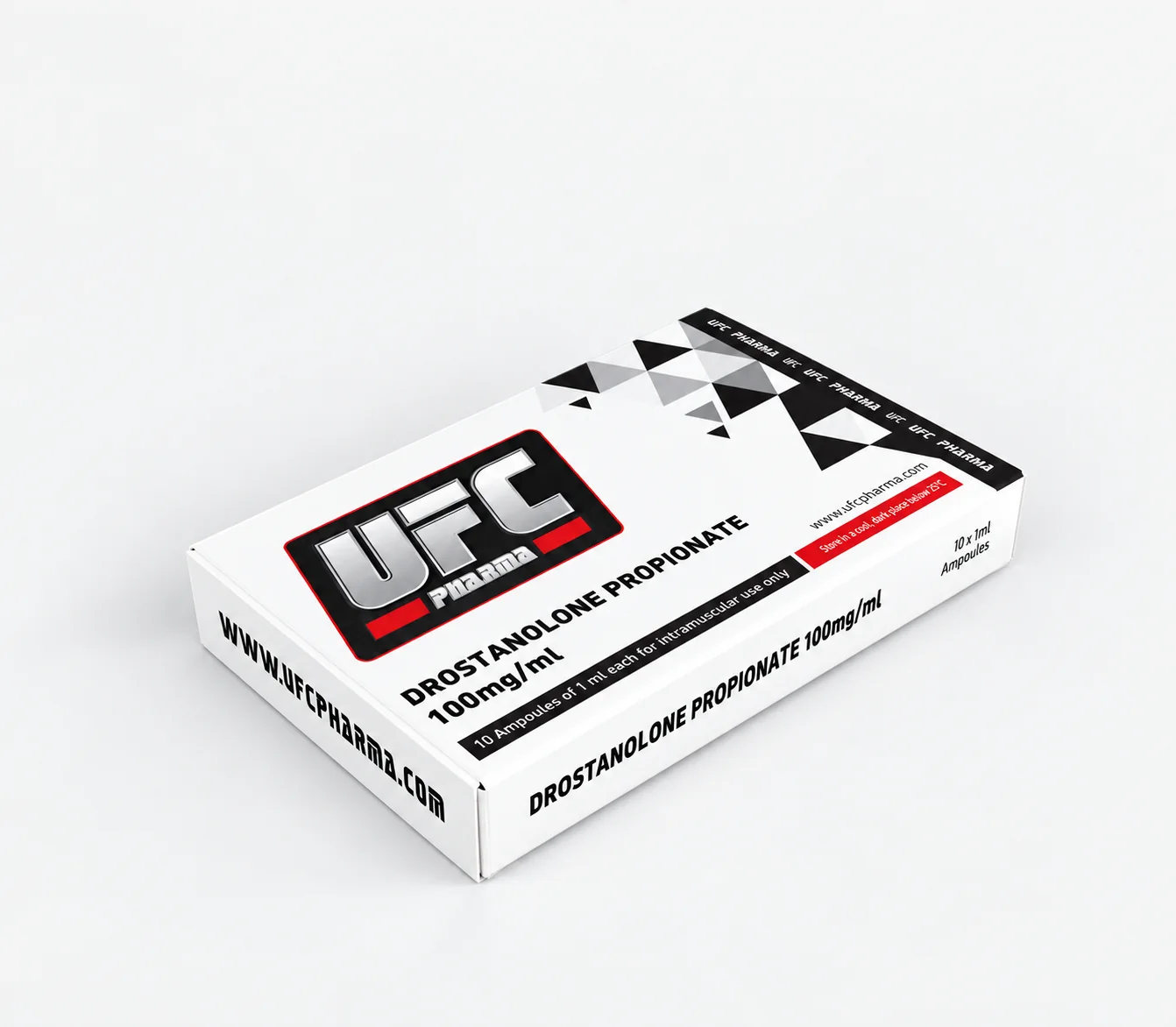 UFC-Masteron-Propionate-10-ampül-100mg UFC Pharma Masteron Propionate 10 Ampül 100 MG - Görsel 1