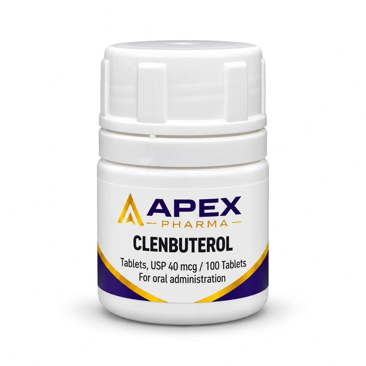 apex-pharma-clenbuterol Apex Pharma Clenbuterol 100 Tablet 40 MCG - Görsel 1