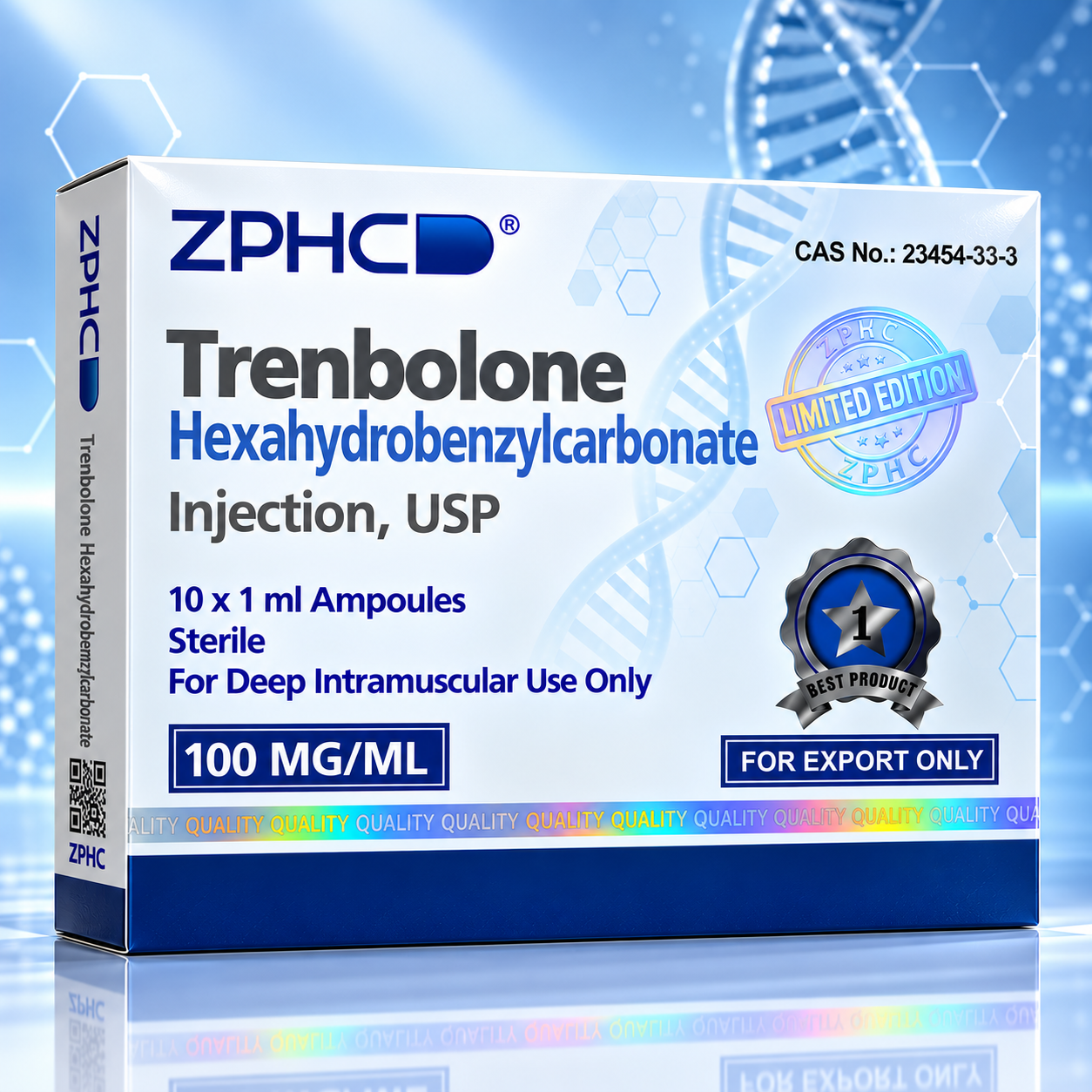 zphc-trenbolone-hexahydrobenzylcarbonate ZPHC Trenbolone Hexahydrobenzylcarbonate 10x Ampül 100 MG - Görsel 1